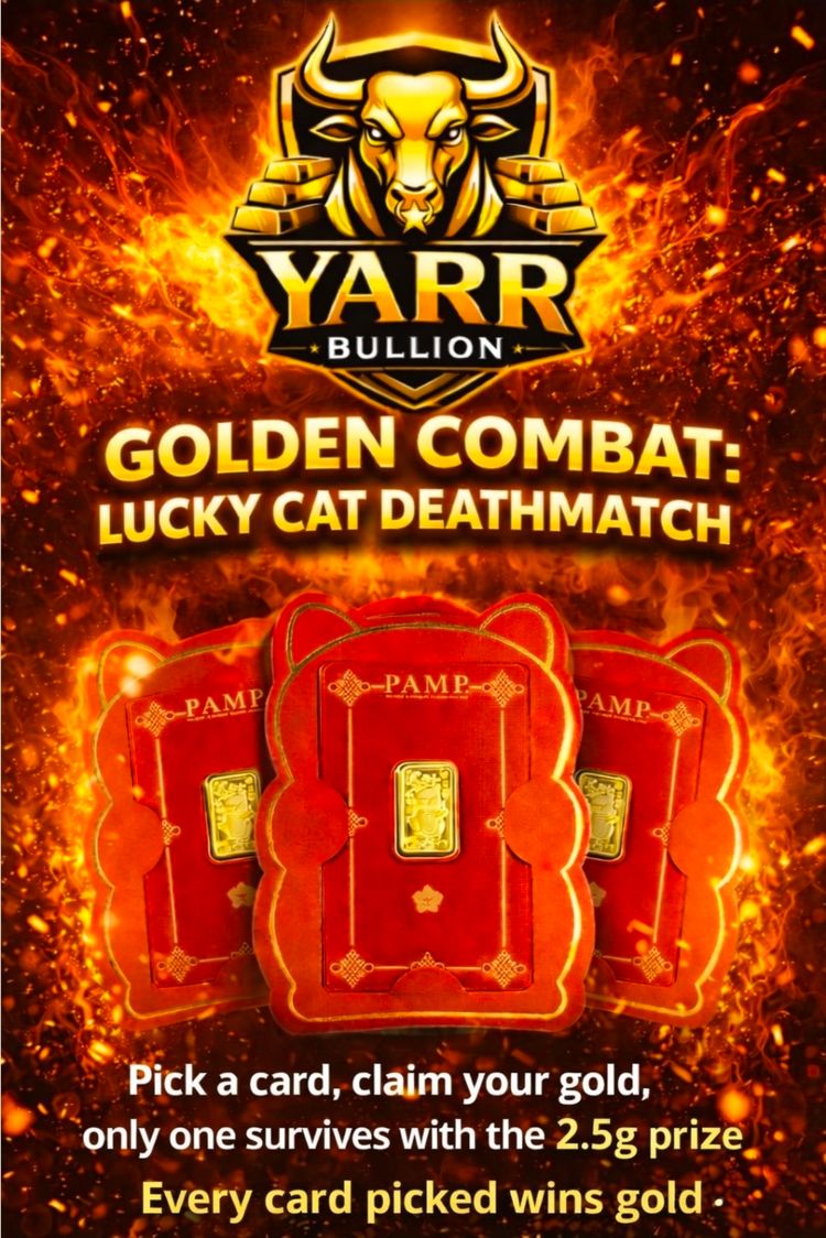 Live auction: Gold COMBAT, 2.5G GOLD, every Prize Hits Gold by yarr_bullion