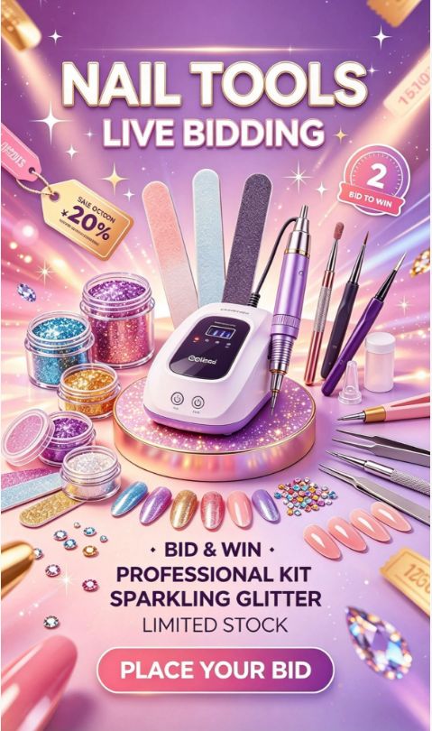 Aukcja na żywo: Nail Tools Live Bidding od symbio
