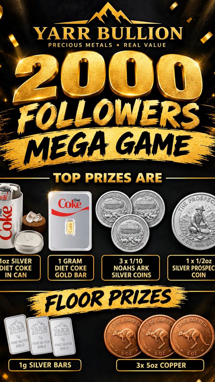 Live auction: 2000 FOLLOWERS MEGA CHASE SHOW by yarr_bullion
