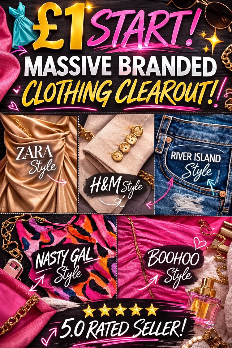 Live Jewellery & Watches auction: First Ever Tilt Show! 👗 Huge Wardrobe Clearout - All Sizes! by kookibee22