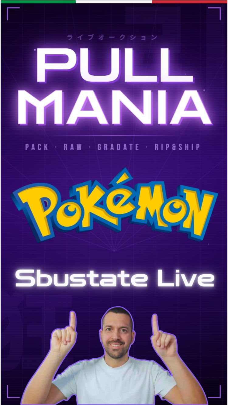 Live Trading Cards auction: 🔥 Pokémon JAP · Sbustate Live · Pull_Mania ⚡ by pull_mania