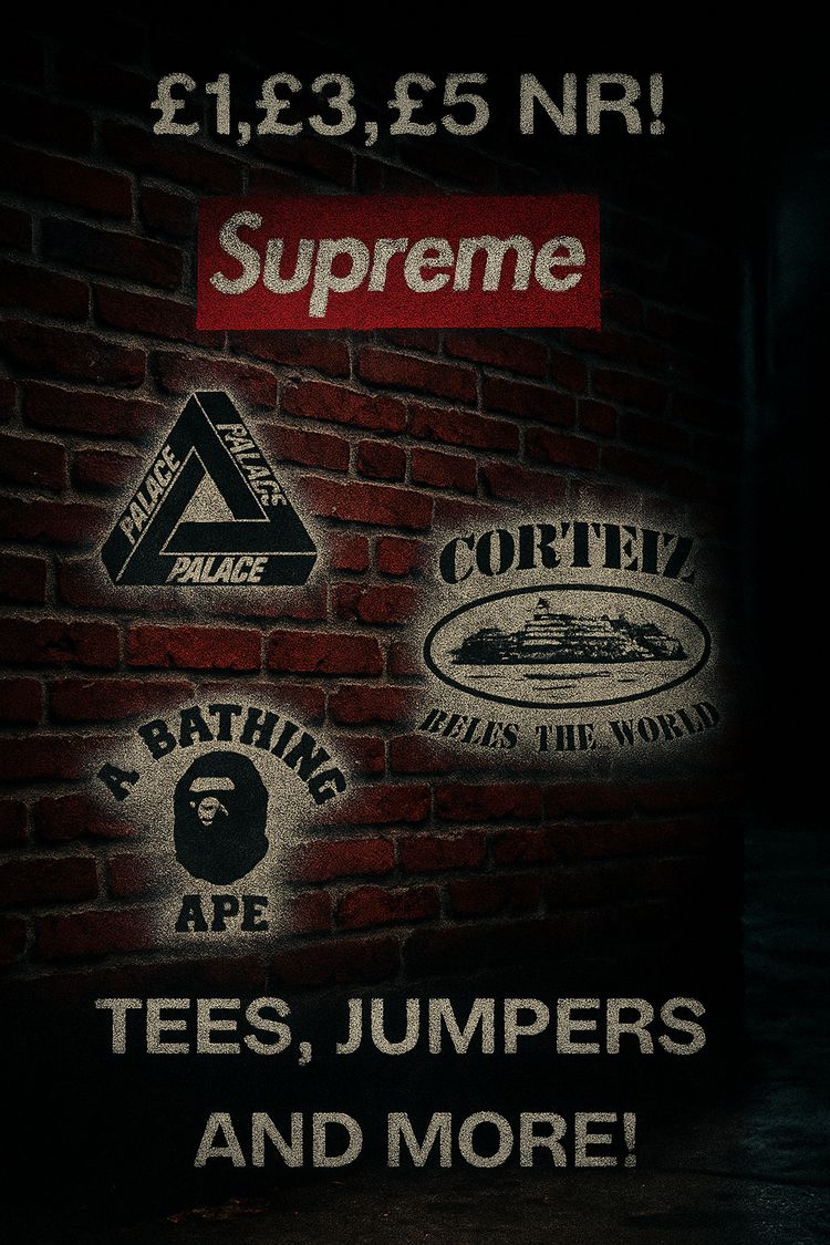 Subasta en directo: Low Stock. Low Prices On streetwear etc JOIN UP!!! por thegbstore