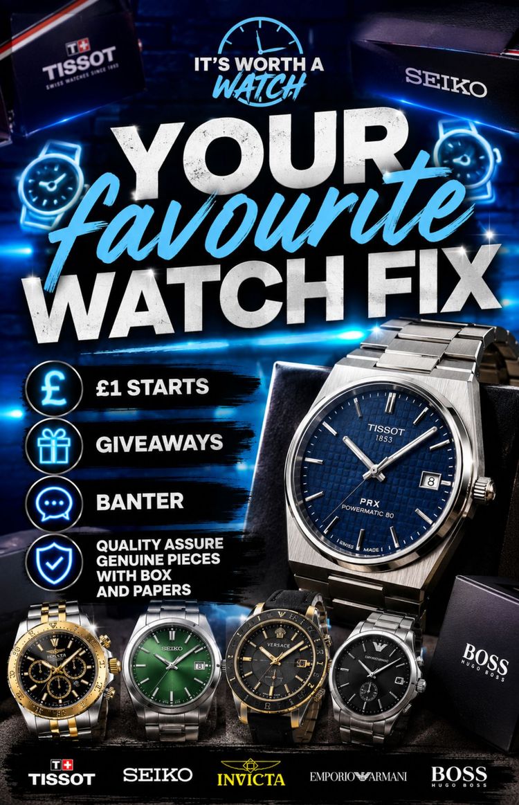 Live Jewellery & Watches auction: Friday Watch Deals by itsworthawatch