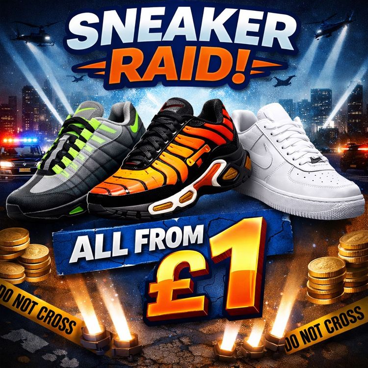 Live Sneakers auction: 🚨🔥 Part 3 quick fire £1 NR Raid 🔥🚨 by activetrendz