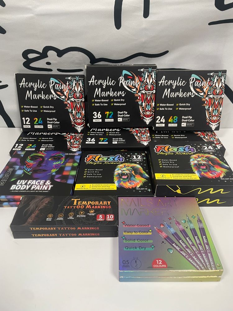 Asta dal vivo: Acrylic paint markers  di ginningsserita