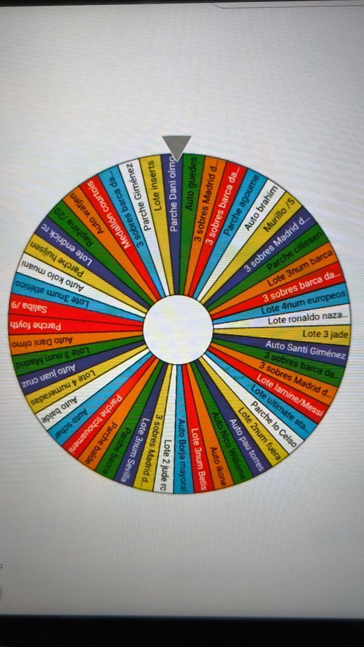Subasta en directo de Cromos: Descuento!!!  Ruleta Y Cartitas!!! por penalyexpulsion