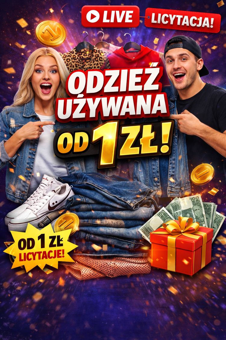 Live Womenswear auction: Odzież używana licytacja od 1 zł mix by outletup_mario