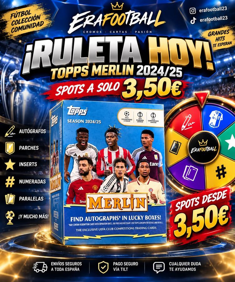 Live auction: RULETA LAMINE Y MESSI PSA / SPOTS SOLO 3,5€ by erafootball