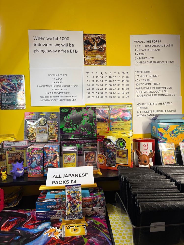 Live Trading Cards auction: ETB, slabs and more to be won by nishs_niches