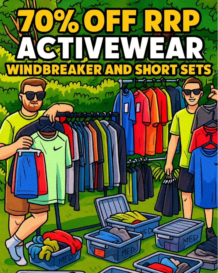 Live auction: BIGGEST ACTIVEWEAR SALE ON TILT by 89clothing