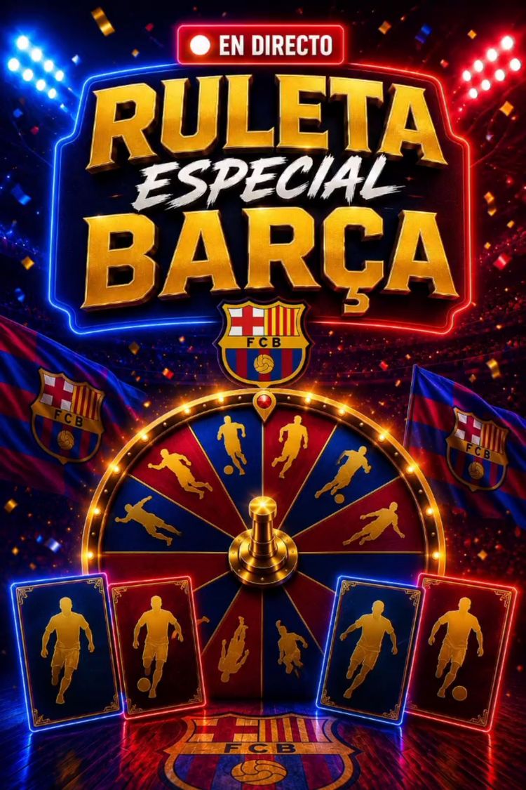Live Trading Cards auction: Ruleta del Barça  by lococards
