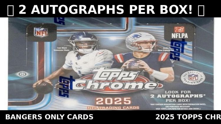 Live Trading Cards auction: Topps 2025 Football Mega Hobby Box Live Auction by bangersonlycards