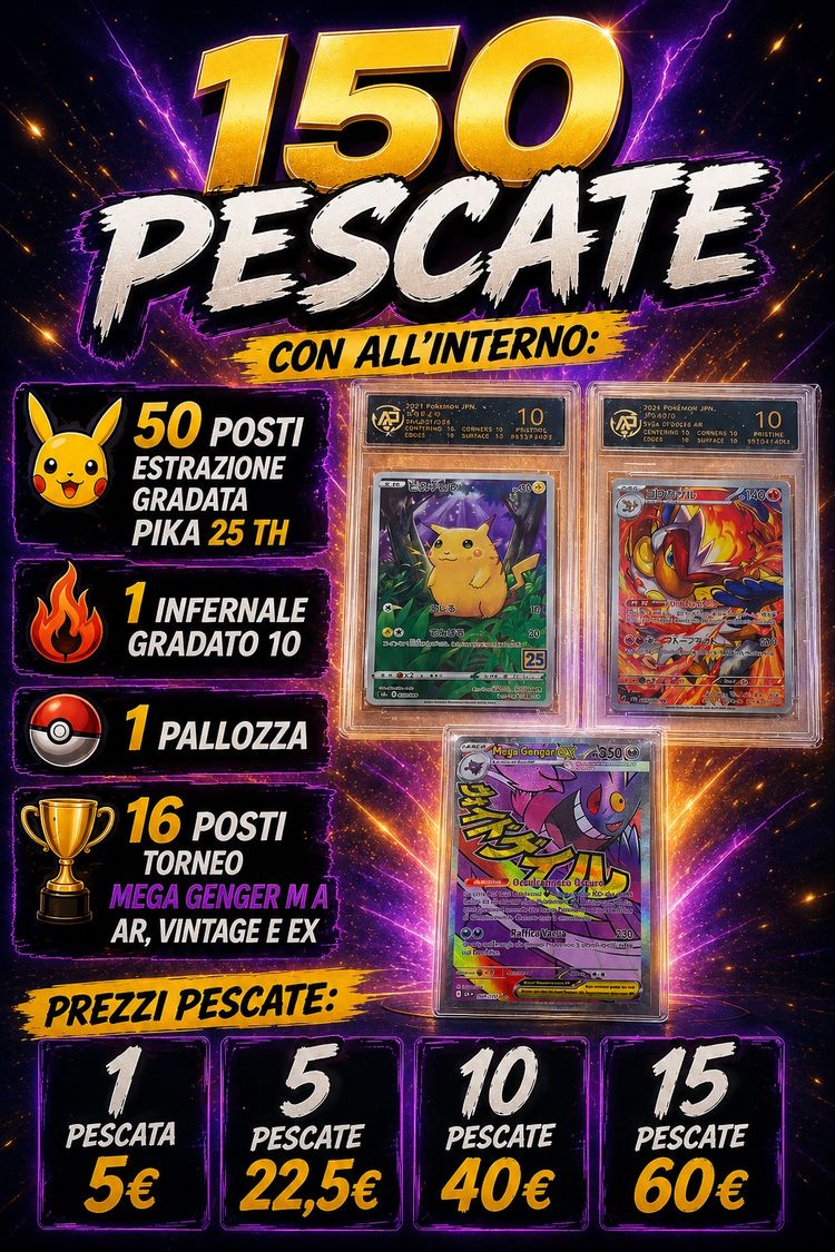 Live Trading Cards auction: Pescate matte, tornei e tante novità 🚨🚨🚨 by piropokemon_30