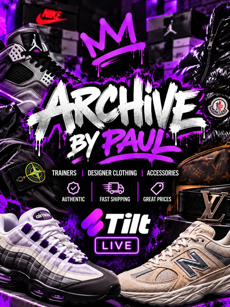 Aukcja na żywo:  🔥 ARCHIVE BY PAUL | DESIGNER CLOTHING, HEAT & STEALS 🔥 od archivebypaul
