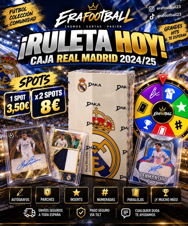 Live auction: MBAPPE AUTO? 🤯BREAK DAY REAL MADRID Y RULETA by erafootball