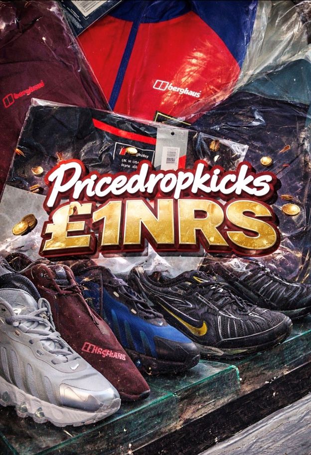 Live Sneakers auction: £1nrs - Nike , Berghaus , Montirex and more 🔥🚨 by pricedropkicks