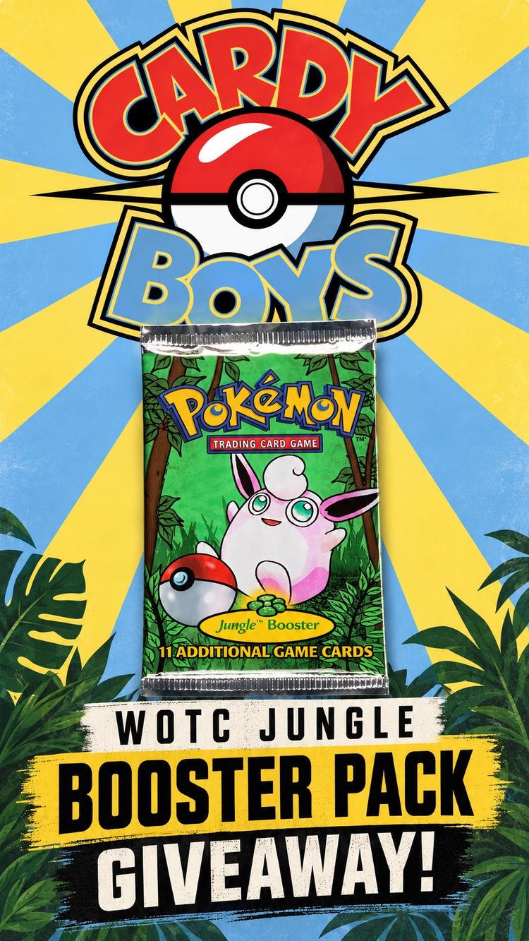Live auction: 🌴 JUNGLE BOOSTER PACK GIVEAWAY 🌴 £1NR 30th celebrations product all stream 🔥🚀 by thecardyboystcg