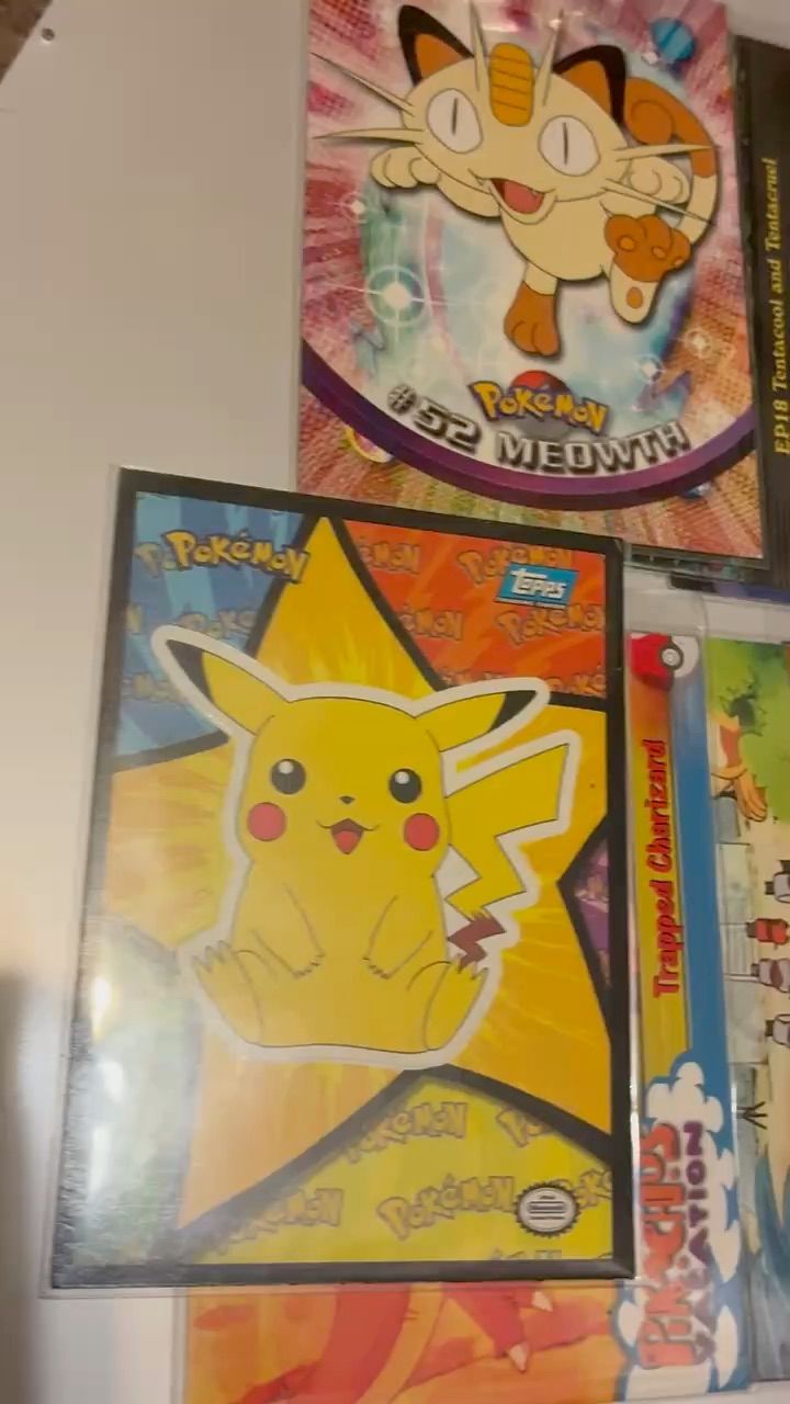 Asta in diretta Carte collezionabili: Pokemon Topps! di wachonameis
