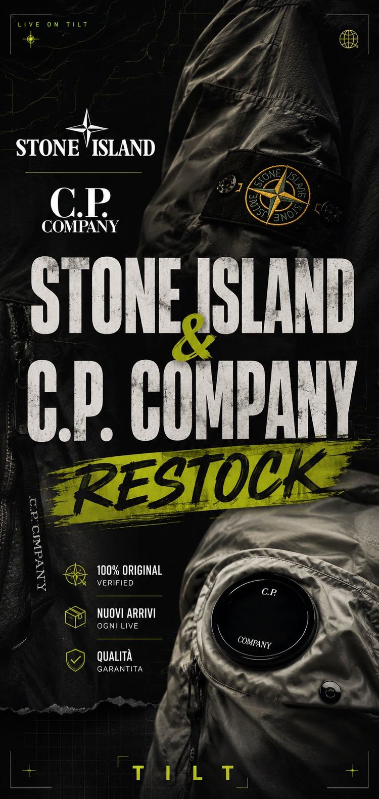 Live auction: Offerte imperdibili Stone Island e C.P. Company 🔥 by tik.island