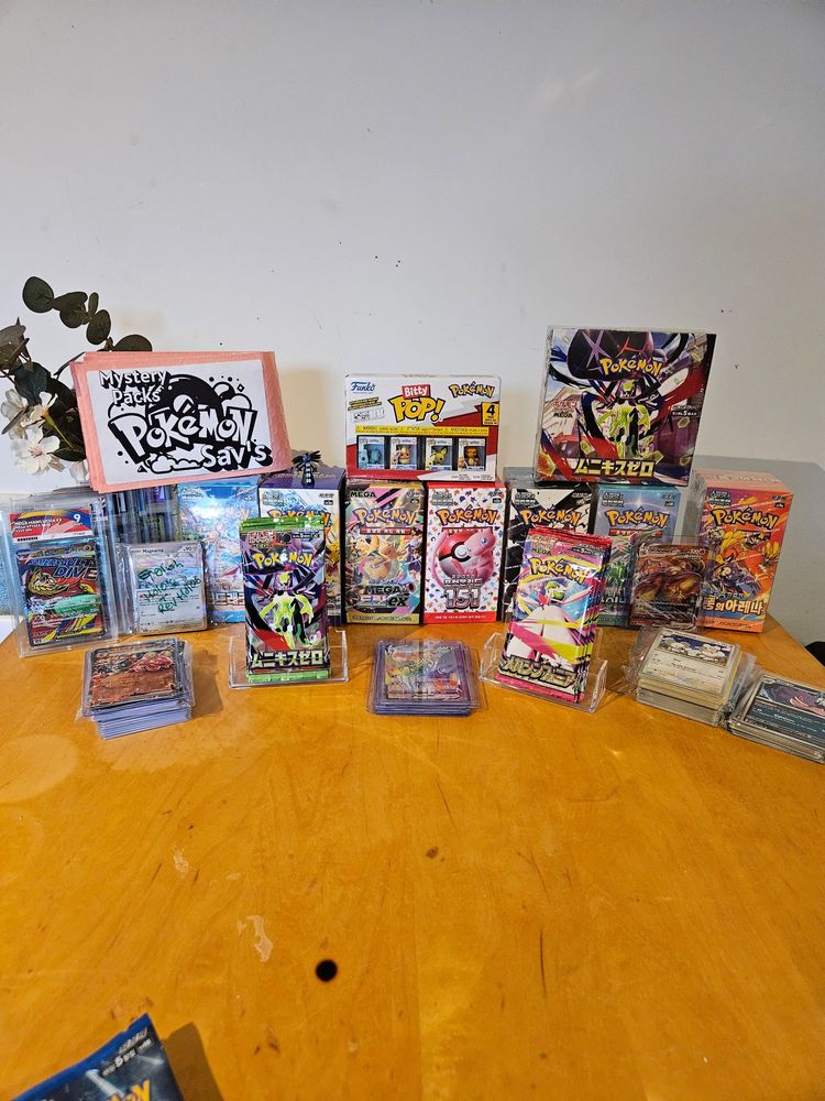 Live auction: LUCKY DIP !!  MYSTERY PACKS! JAPANESE,  KOREAN PACKS by pokemonsellersav
