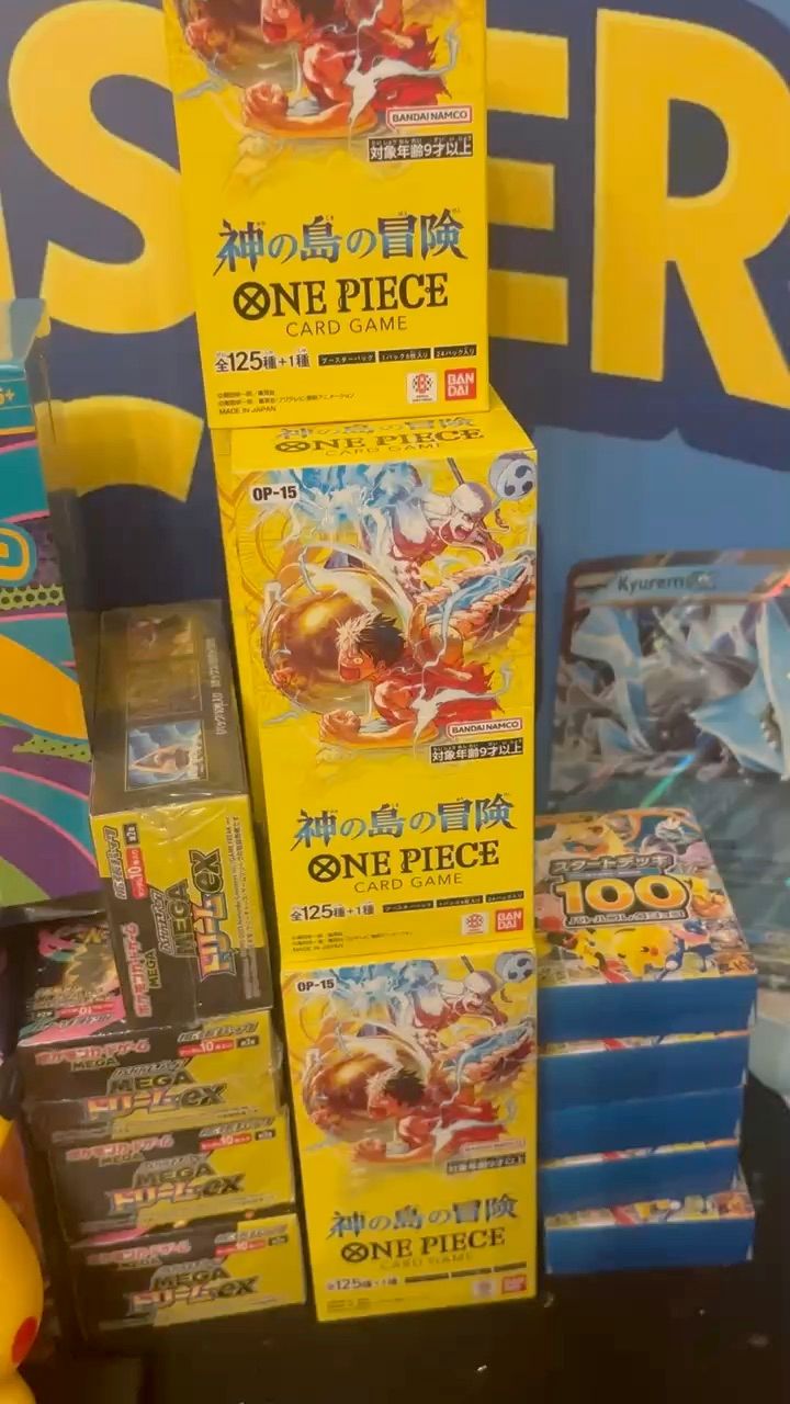 Live Trading Cards auction: One piece / pokemon NEW OP15 launch 🚀 night ! by monster_tcg