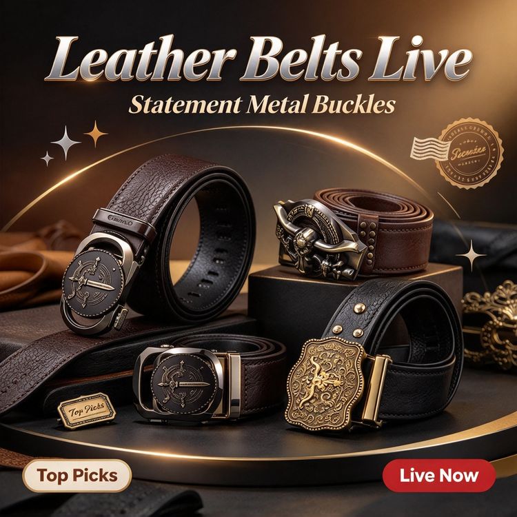 Live auction: Men’s Leather Belts Live by stylist12522