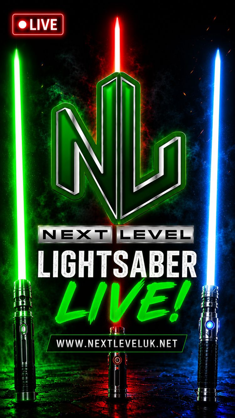 Aukcja na żywo: StarWars Lightsaber Replicas! od nextleveluk.net