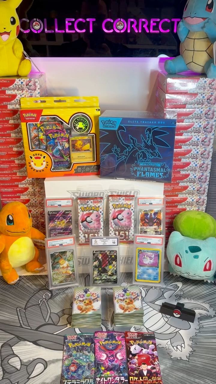 Live Trading Cards auction: 🔥Big Prizes, Small Prices🔥PSA Slabs, ETBs & More🤑Japanese & English🔥 by collectcorrect