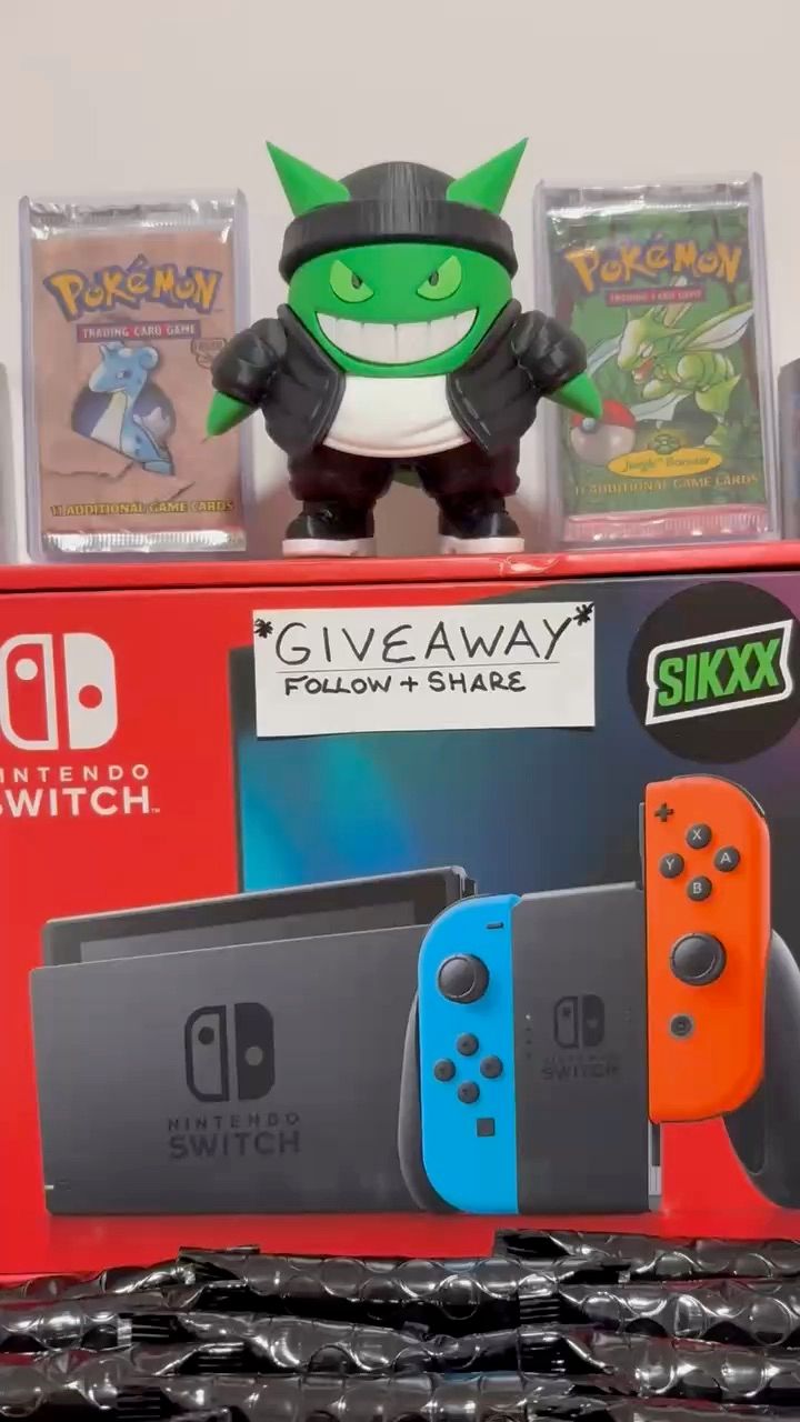Live auction: 🔥NINTENDO SWITCH GIVEAWAY🔥 50 Mystery Packs + GOD Packs / Pokemon Rip N Ship by sikxx