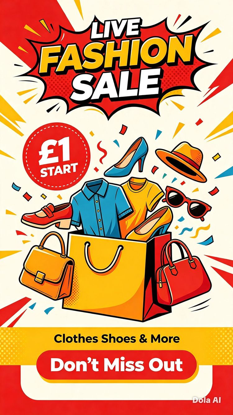 Subasta en directo: £1 starts massive clearance por kateatkinson
