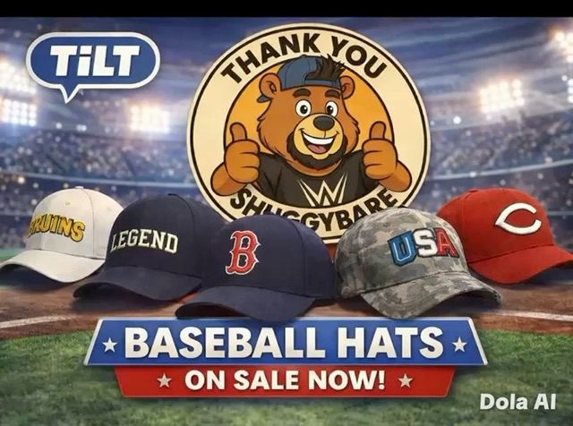 Live auction: Brand New Baseball caps come grab a bargain by shuggybare