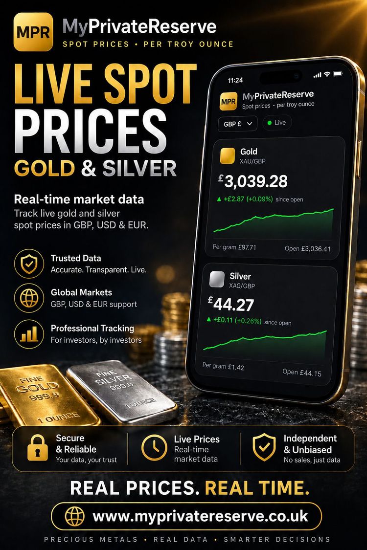 Subasta en directo de Monedas y objetos de colección: The Bullion Show - Gold, Silver, Copper por myprivatereserve