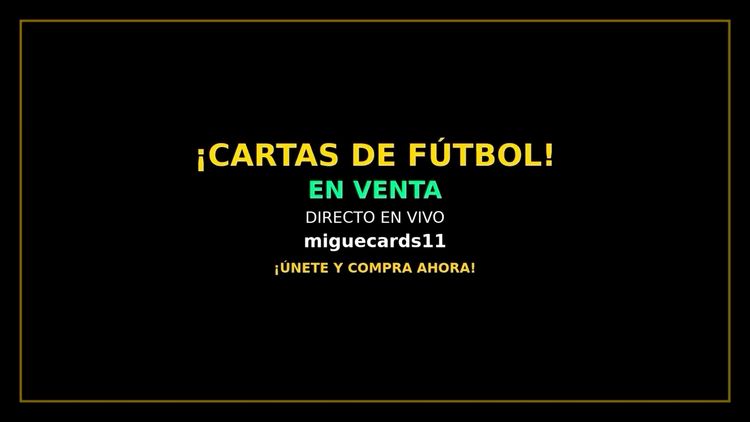 Live Trading Cards auction: Subasta cartas de futbol ⚽️ by miguecards11