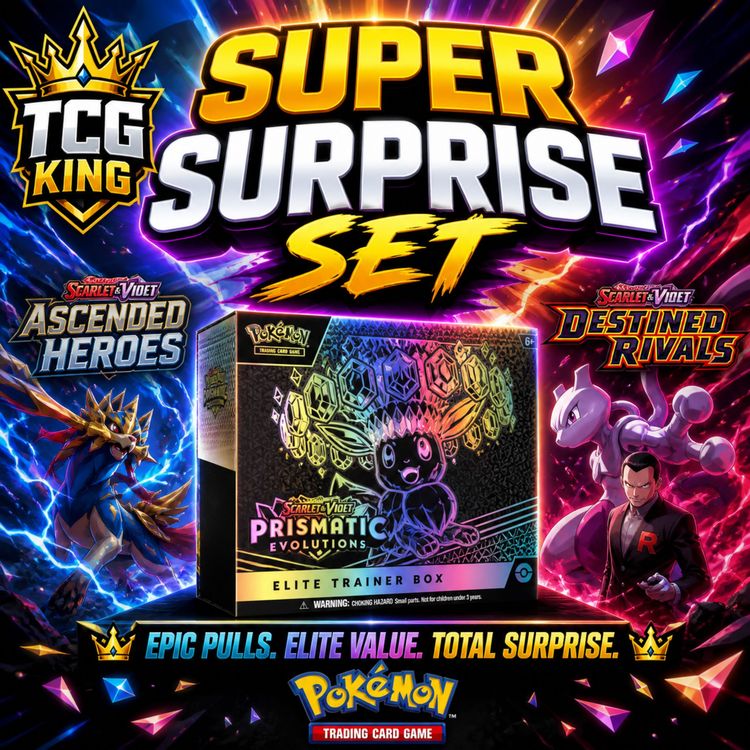 Live Trading Cards auction: PRIZZY ETB FOR £15 👑👀👀👀 Surprise Set With TCG KING by tcg.king