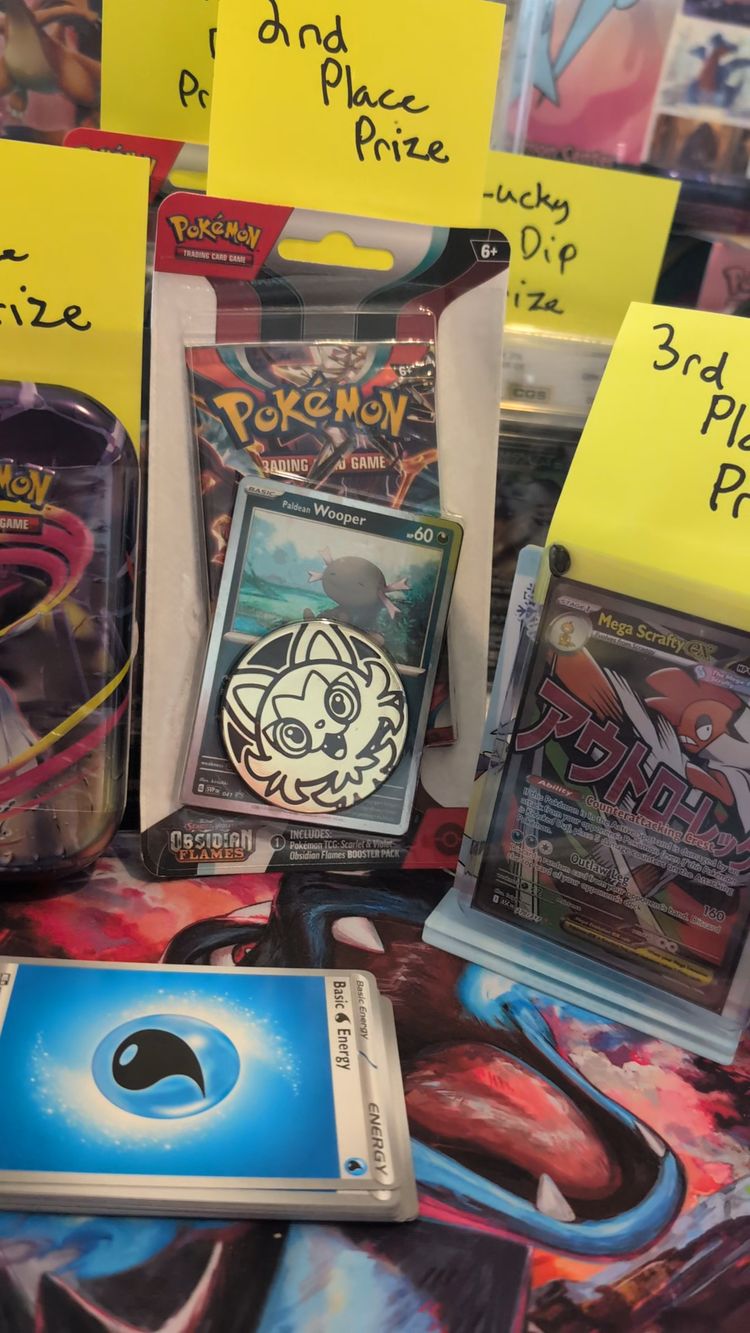 Live auction: Packs, lucky dips, blisters packs, tins, mini tins, singles and more  by bigd_tcg