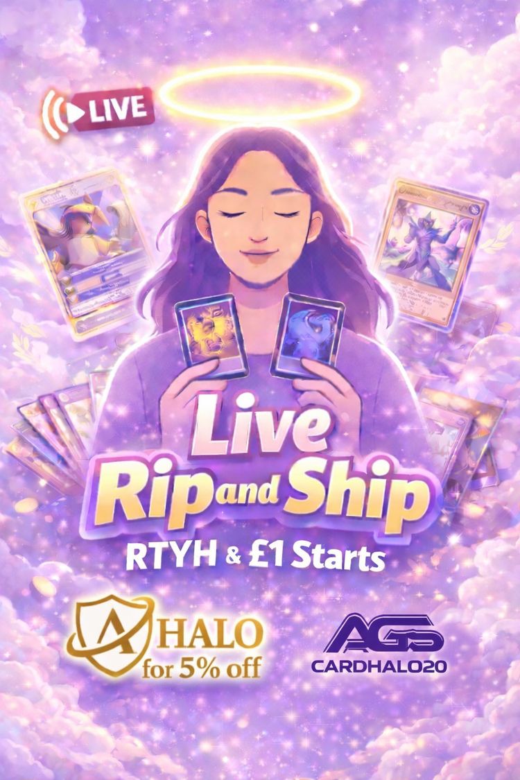 Asta dal vivo: English & JPN Rip & Ship 🛳️ Giveaways all stream! di cardhalo