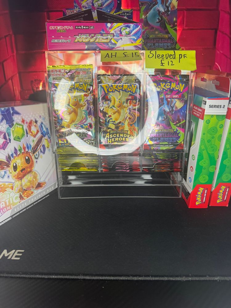 Subasta en directo de Cromos: 15% OF JAPANESE AND ENGLISH RIP AND SHIP LETS HAVE IT 🔥🔥🔥 por thepokeman