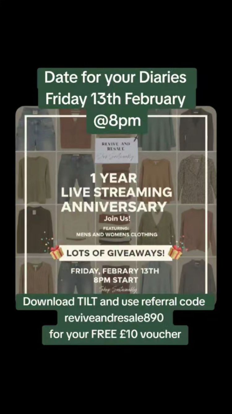 Live auction: 🎉🎉 1 YEAR BIRTHDAY PARTY 🎉🎉- LET'S GOOOOOOO by reviveandresale