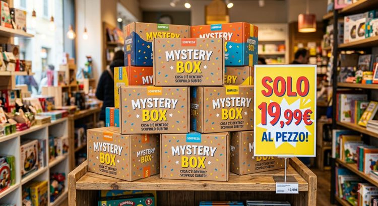 Asta dal vivo: Sc9nti E Mystery Box 19,99 =15% di mr.misterycard