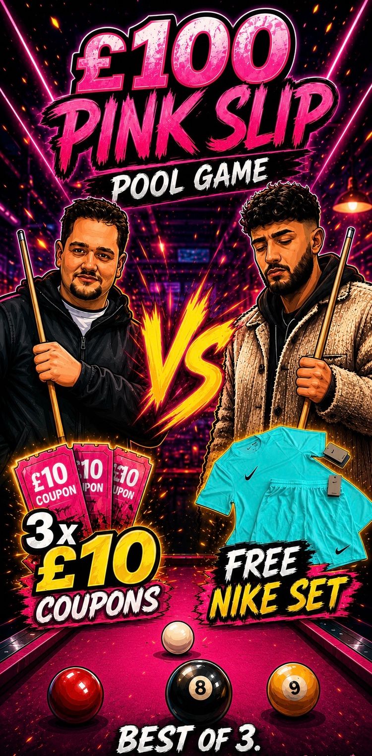 Live Activewear auction: 🚨🎱 £100 GIVEAWAY POOL PINK SLIP! 🎱🚨 ANGELOMILLAS VS VCSTREETWEAR! 🚨 by angelomillas