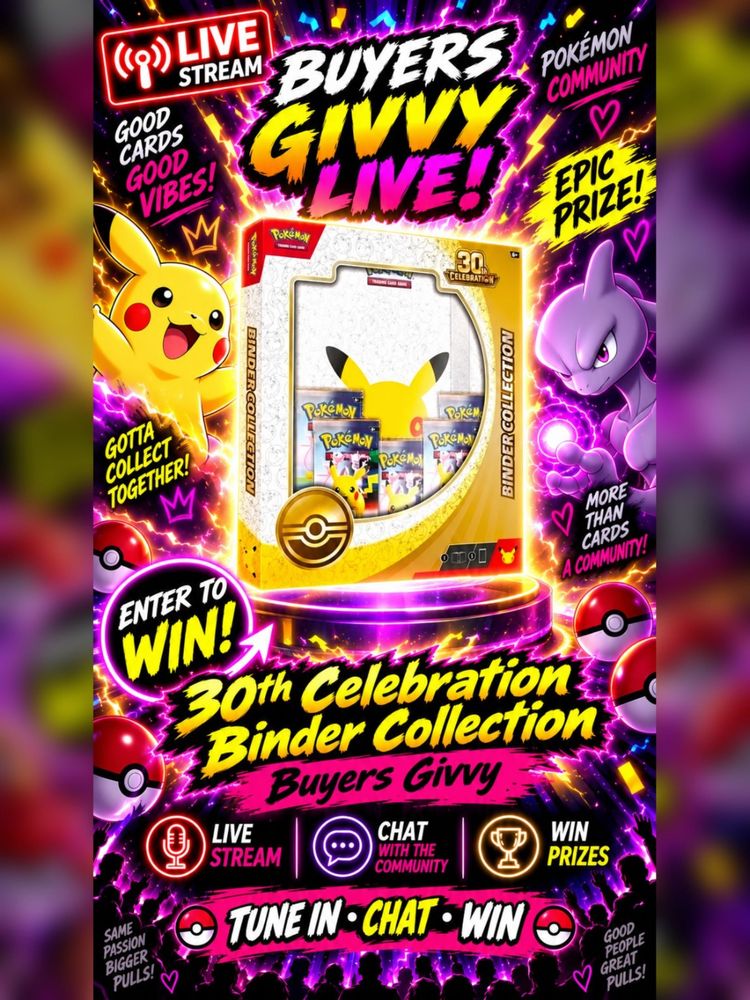 Subasta en directo: 🔥 30th Celebration Buyer’s Givvy! Binder Collection Up For Grabs 🎁 por danphans