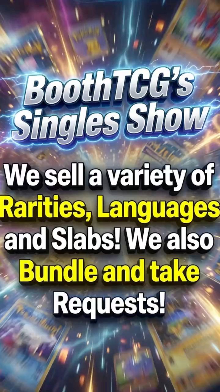 Asta dal vivo: Pokemon singles with BoothTcg di boothtcg