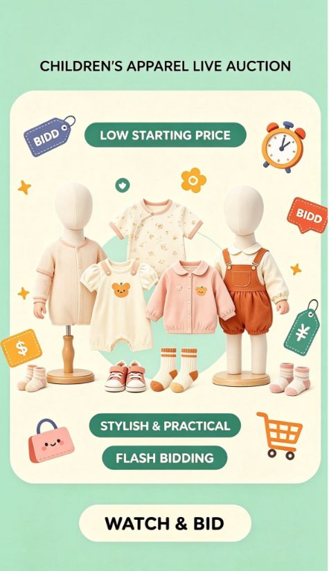 Live auction: Children Clothing   by lambre