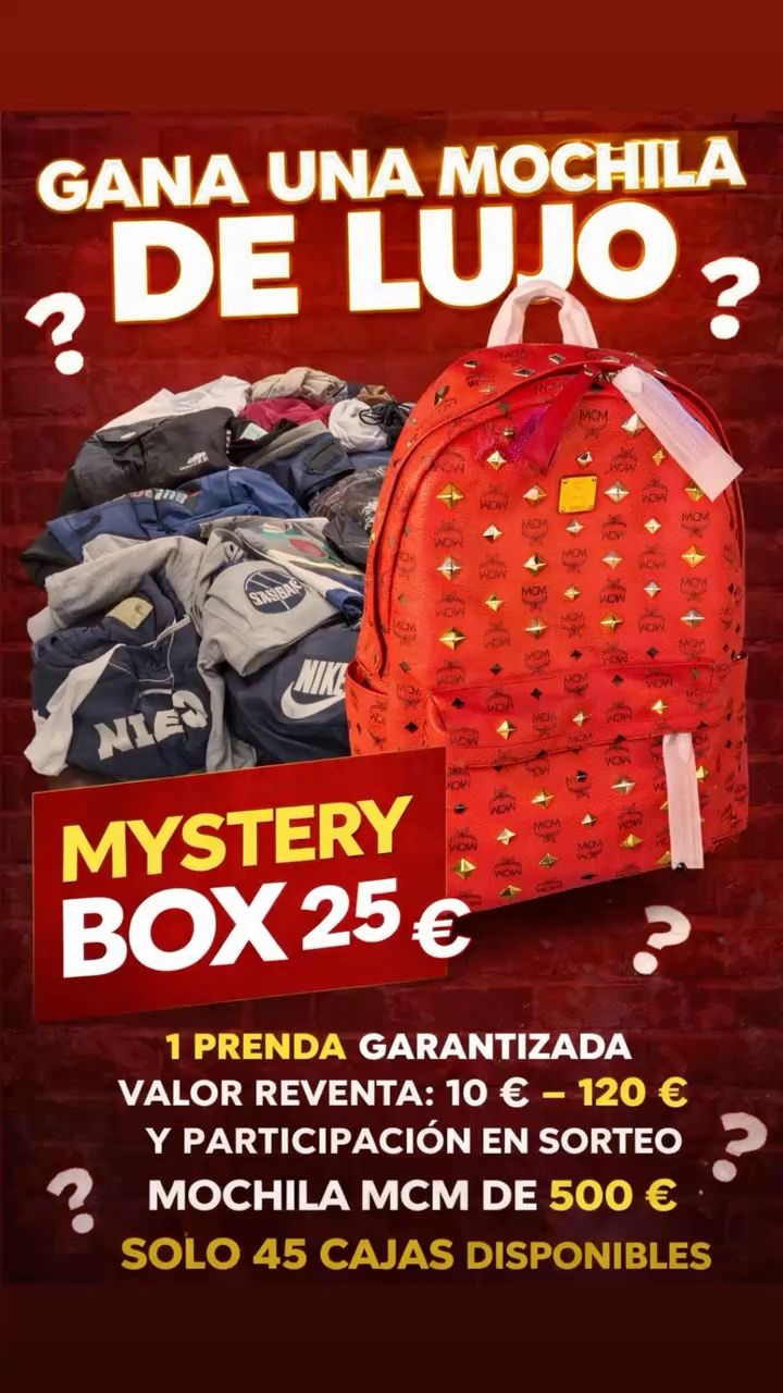 Live The North Face auction: MYSTERY BOX 25€ + SORTEO MOCHILA MCM 500€ 🎒 (45 CAJAS) by pasagrasa