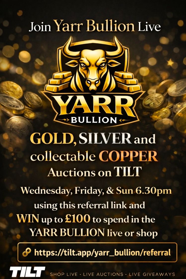 Asta in diretta Monete e oggetti da collezione: NEW STOCK AUCTIONS di yarr_bullion